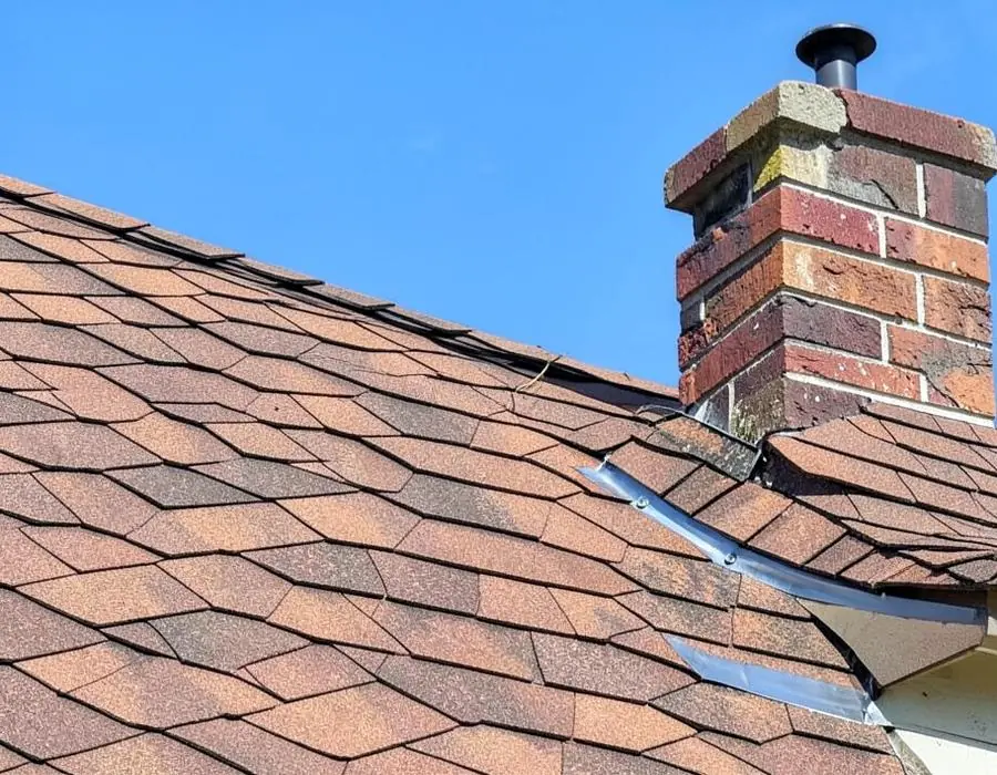 Completed roof and gutter project